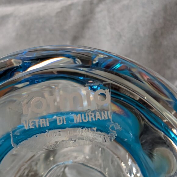 Formia Vetri di Murano Glass Goldfish Bag Sculpture – Hand-Blown – Made in Italy - Picture 4 of 4